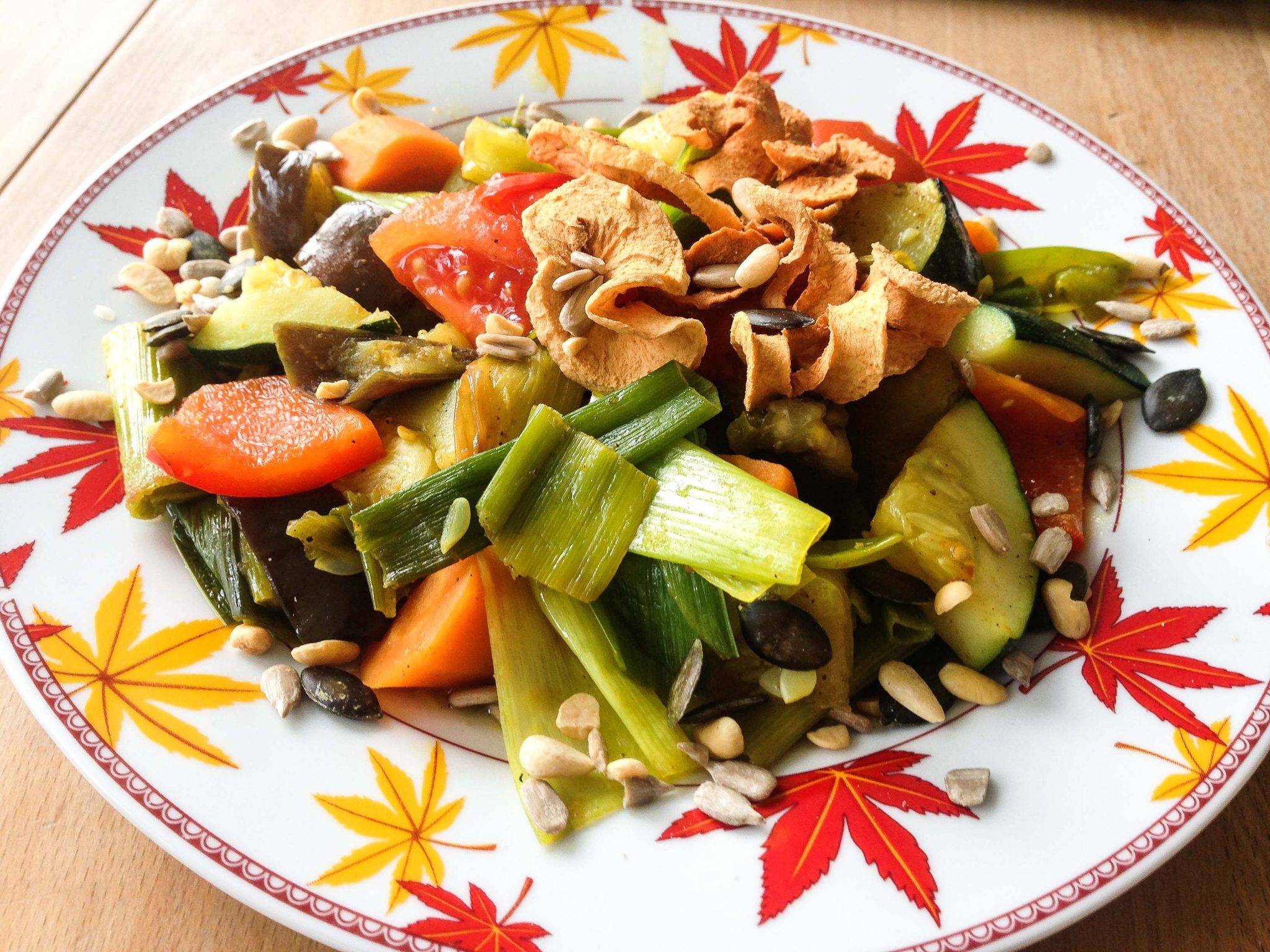 Vegane Gemüsepfanne für den Herbst