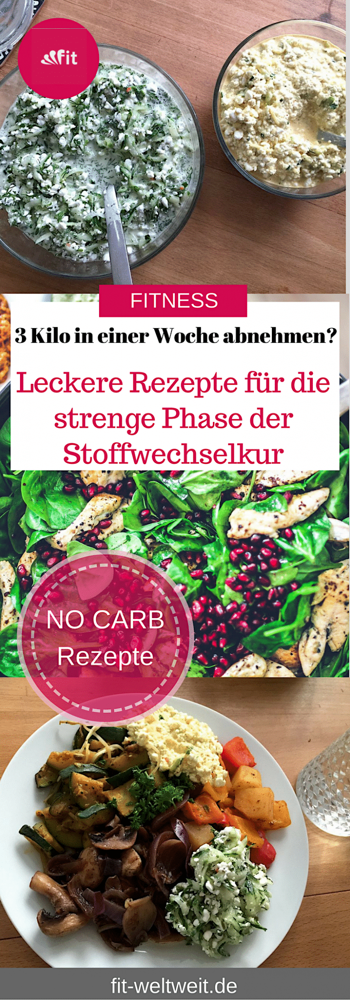 Stoffwechselkur Diät Rezepte für die strenge Phase (fettarme hcg Kur)