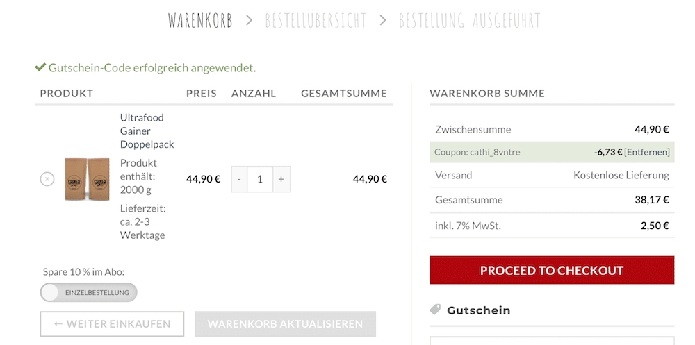 8Venture Gutschein 15% Rabattcode einlösen: 8Venture Ultrafood 8Venture - 15% Rabatt mit dem Gutscheincode "Cathi_8vntre" für Neukunden. (Ultrafood Supplements) Mein Erfahrungsbericht.