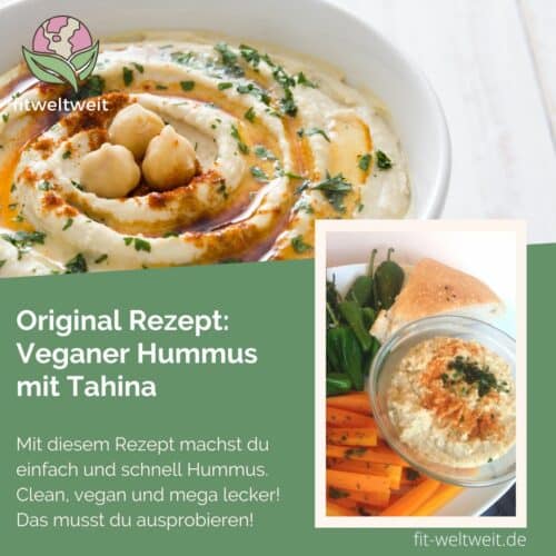 Original Rezept Veganer Hummus mit Tahina
