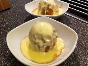 Fertiger Bratapfel im Ofen backen