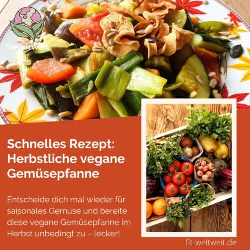 Rezept Herbstliche vegane Gemüsepfanne