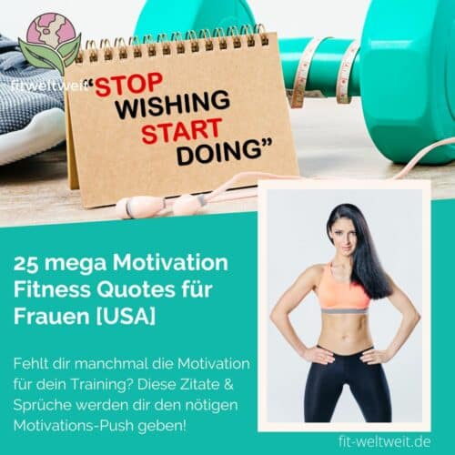 25 mega Motivation Fitness Quotes für Frauen USA Don’t miss