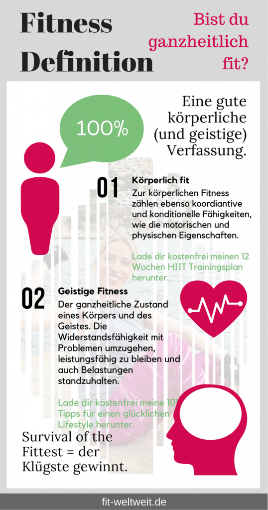 Fitness Definition - Was bedeutet Fitness: Erklärung, Begriff, Arten