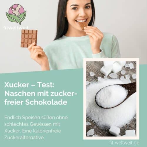 Xucker Test Naschen mit zuckerfreier Schokolade
