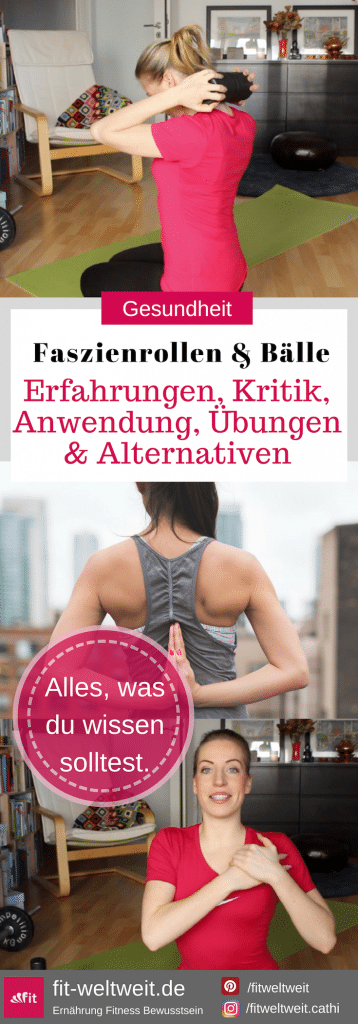 Schmerzen beseitigen mit der Faszienrolle: Meine Erfahrung, Test