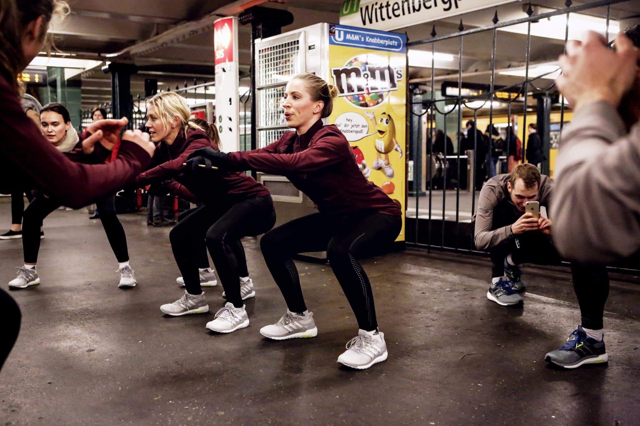 adidas HIIT Workout in Berlin am Wittenbergplatz