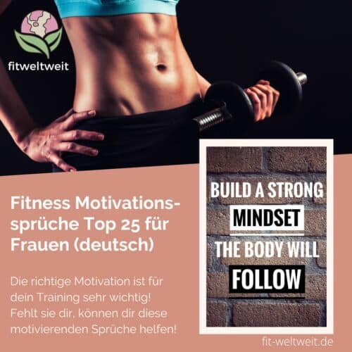 MUST READ Fitness Motivationssprüche Top 25 für Frauen deutsch Weisheiten