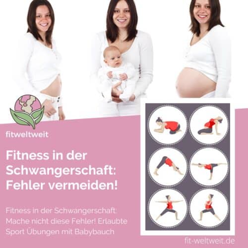 Fitness in der Schwangerschaft: Mache nicht diese Fehler! Erlaubte Sport Übungen mit Babybauch