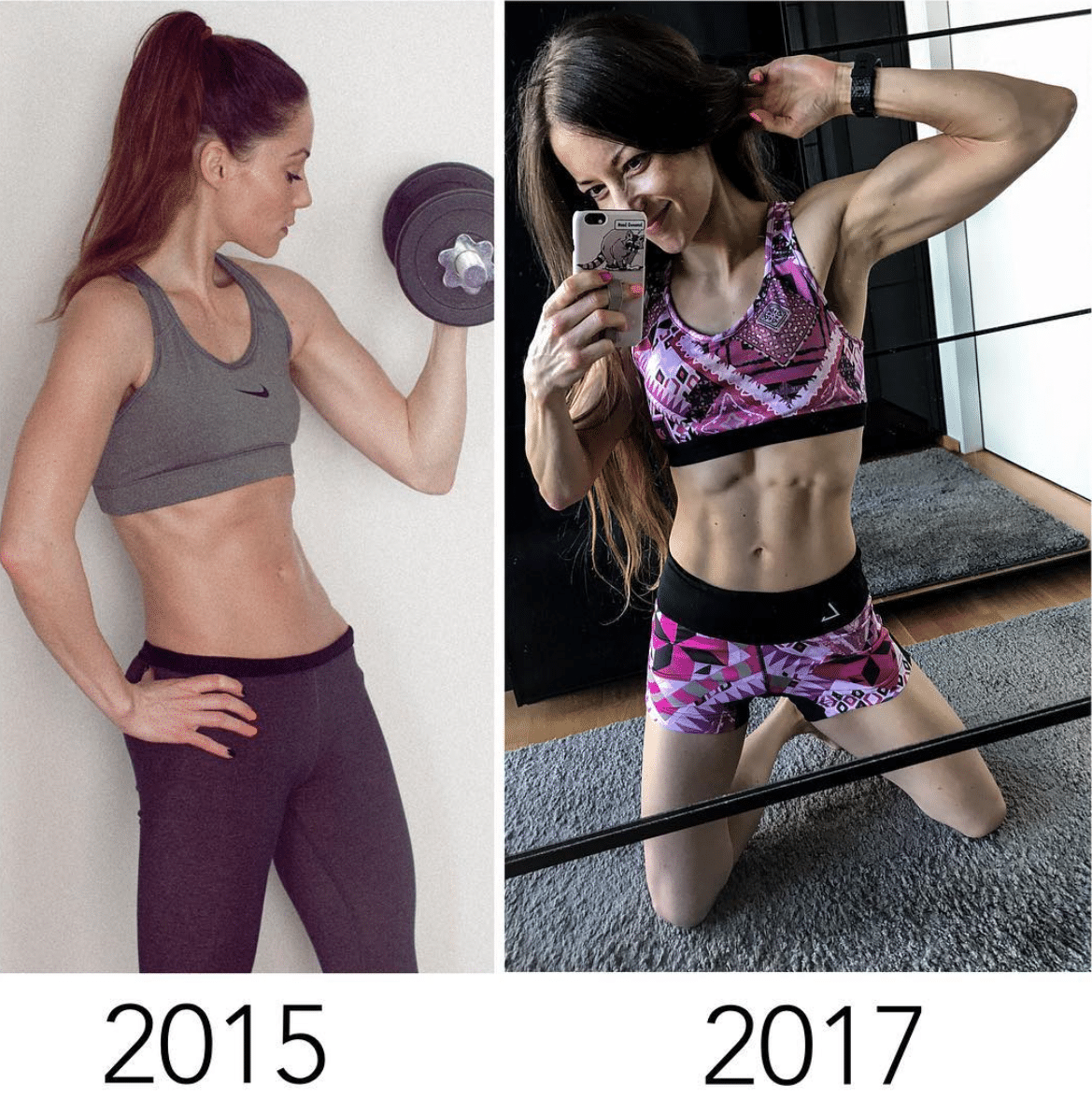 Transformation Skinny to strong girl