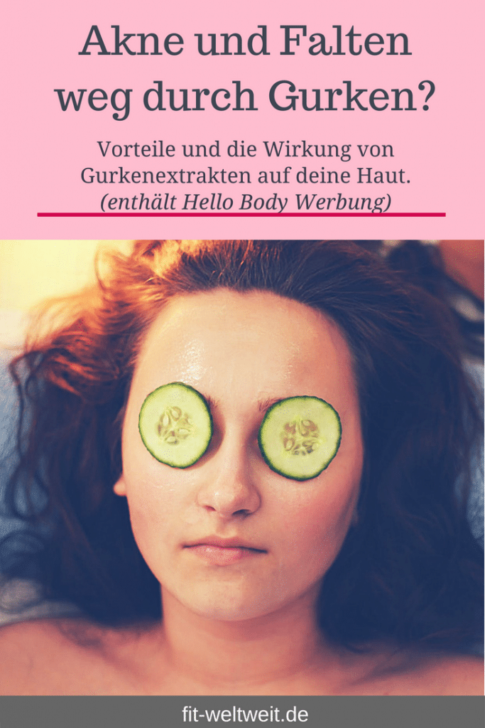 Weil ich ein absoluter Gurken-Fan bin, habe ich mich extrem über die #Cucumber -Neuerscheinung im Hello Body Store (Werbung) gefreut. #Gurken #Wirkung auf die #Gesundheit, das Gesicht und die Haut. #Gurkenmasken sind bekannt und in zahlreichen Beauty-Filmszenen liegen Gurkenscheiben auf den #Augen. Die Punkte beziehen sich auf die innere und äußere Anwendung: tun der Haut #Akne gut, helfen bei Diabetes, unterstützen das Gehirn, ... Weil ich ein absoluter Gurken-Fan bin, habe ich mich extrem über die #Cucumber -Neuerscheinung im Hello Body Store (Werbung) gefreut. #Gurken #Wirkung auf die #Gesundheit, das Gesicht und die Haut. #Gurkenmasken sind bekannt und in zahlreichen Beauty-Filmszenen liegen Gurkenscheiben auf den #Augen. Die Punkte beziehen sich auf die innere und äußere Anwendung: tun der Haut #Akne gut, helfen bei Diabetes, unterstützen das Gehirn, ...