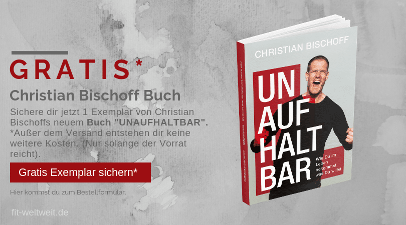 #CHRISTIAN #BISCHOFF #SELBSTBEWUSSTSEIN #BISCHOFFCH #SELBSTVERTRAUEN #BUCHTIPP Das neue Buch von Christian Bischoff "UNAUFHALTBAR" ist erschienen. Christian kennt man vom Seminar "Die Kunst dein Ding zu machen", wo ich letztes Jahr auch dran teilgenommen habe oder seinem gleichnamigen Podcast, seine Bücher (Besonders "Selbstvertrauen"), Seminare oder auch durch YouTube und Instagram.