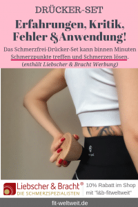 Schmerzfrei Drücker Set von Liebscher und Bracht (Werbung) Buch "Deutschland hat Rücken", Schmerzfrei-Drücker-Set und die Light-Osteopressur Technik (selber anwendbar). Auf Amazon + Shop von Liebscher und Bracht gibt es das Set. #Wirkung, Anwendung und Erfahrung, spezielle Drücker - #Übungen, um #Rückenschmerzen zu verbessern. Roland Liebscher-Bracht, Schmerzpunkte, Schmerzen lösen.