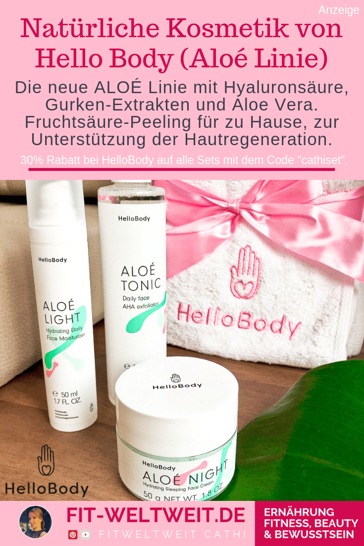 HelloBody Aloé Erfahrungen Fruchtsäure Peeling Tonic #AntiAging #Haut #Geheimnis Das Geheimnis für glatte Haut. Ich habe die Aloé Linie Bon Hello Body (Werbung) getestet mit Hyaluronsäure und das Fruchtsäure Peeling für zuhause. Hast du Probleme mit Akne und Pickeln? (+30% Rabattcode)