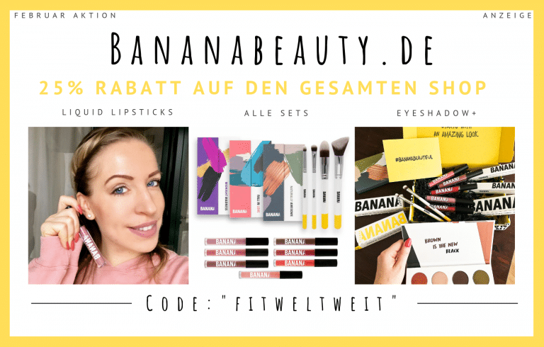 Banana Beauty 2020 Gutschein Code Banana Beauty Aktion 25% Rabatt - fit