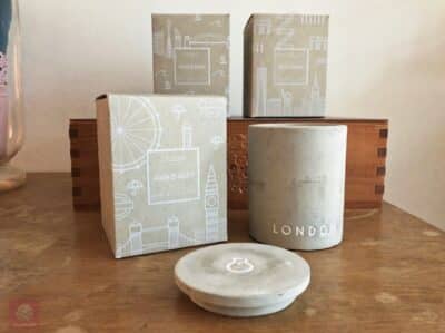 LONDON AVA & MAY Betonkerze Duftkerze minimalistische Dekoration inspo