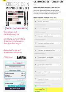Banana Beauty Code 40 Rabatt Gutschein