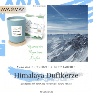 Himalaya Annapurna AVA & MAY Duftkerze Erfahrungen Kerzen Düfte