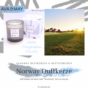 Norwegen AVA & MAY Duftkerze Erfahrung (Skandinavien Kerze)