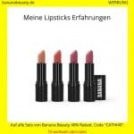 Banana Beauty Erfahrungen Lipsticks fitweltweit