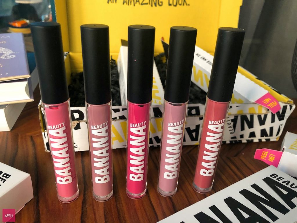Banana Beauty Liquid Lipsticks Set BOHO VIBES Erfahrungen, Swatches
