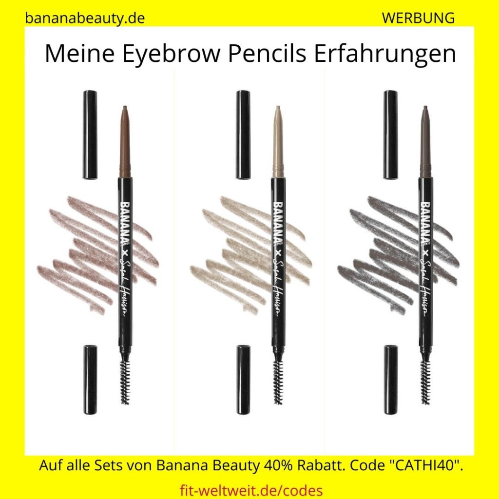 Banana Beauty Brow Tattoo Liners und Eyebrow Augenbrauenstifte