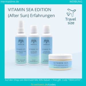 MERMAID and ME Vitamin Sea ERFAHRUNGEN After Sun Mask Spray Shampoo Conditioner