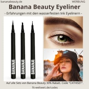 Ink Liner Banana Beauty Erfahrungen Eyeliner schwarz farbig Unterschiede