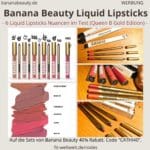 Liquid Lipsticks Lip Liner Queen B Erfahrungen Hippie Me Caramelita Prosecco ready Gold Limited Edition