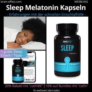 Braineffect Biohacking Sleep Melatonin Kapseln Erfahrungen Anwendung