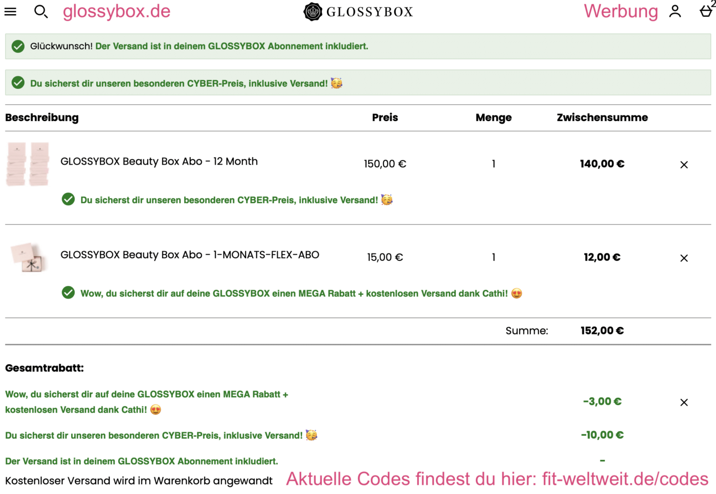GLOSSYBOX RABATTCODE CODE RABATT GUTSCHEIN GLOSSYBOX RABATTCODE CODE RABATT GUTSCHEIN