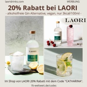 LAORI Code 20% Rabatt Gutschein "CATHARINA" alkoholfreie Gin Alternative Juniper No 1