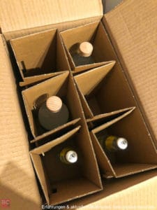 Versand Verpackung LAORI JUNIPER Erfahrungen 500ml alkoholfrei
