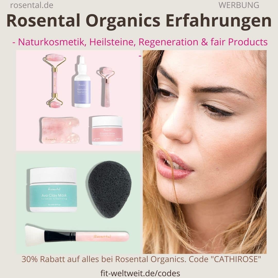 Produkte, die ROSENTAL Organics in ihrem Edelstein-Shop führen: Rosental Beauty Roller für das Gesicht, Gua Sha Massage Stein Schaber, Gesichtsmasken, Rosental Kosmetik und Kosmetik Tools.