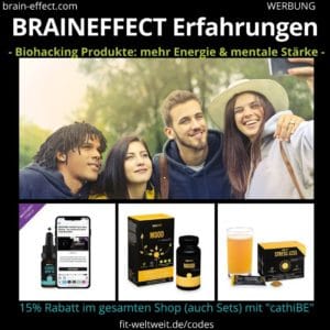 BRAIN EFFECT ERFAHRUNGEN BIOHACKING PRODUKTE Kapseln Öl Drinks Drops