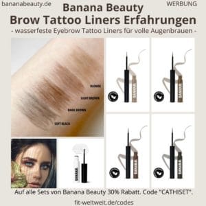 Banana Beauty Brow Liners Erfahrungen Augenbrauen färben