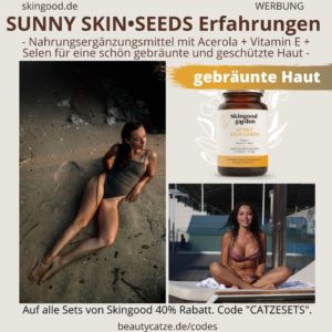 Erfahrungen Skingood Garden SUNNY Skin Seeds Kapseln Test Nahrungsergänzungsmittel
