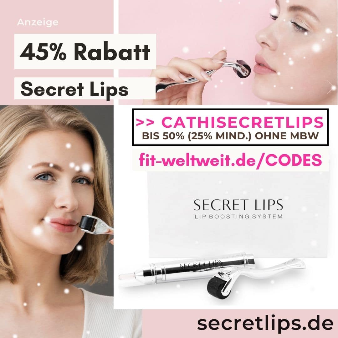 Secret Lips Code Februar 2021 45% 50% Rabatt auf alles ohne MBW
