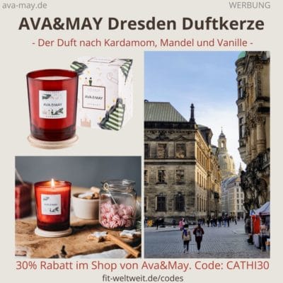 DRESDEN AVA and MAY Duftkerze 180g Germany