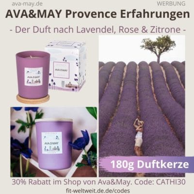 Erfahrungen AVA and MAY Provence 180g Duftkerze France
