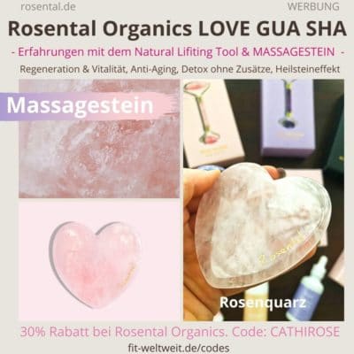 LOVE GUA SHA Rosental Organics Erfahrungen Test Massagestein