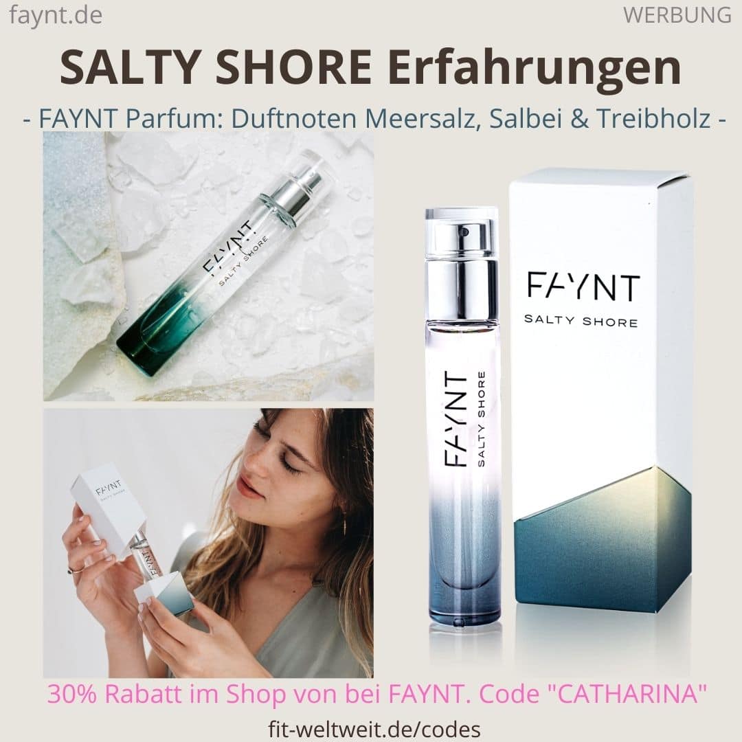 FAYNT Erfahrungen Salty Shore Parfüm Duftnoten Parfum Rabattcode ava&may