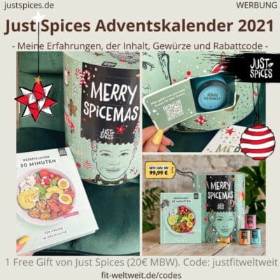 Just Spices großer Adventskalender 2022 Erfahrungen Gewürze alle Inhalt