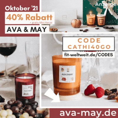 AVA and MAY 40% Rabatt Code free Gift Rabattcode Oktober 2021 Gutschein