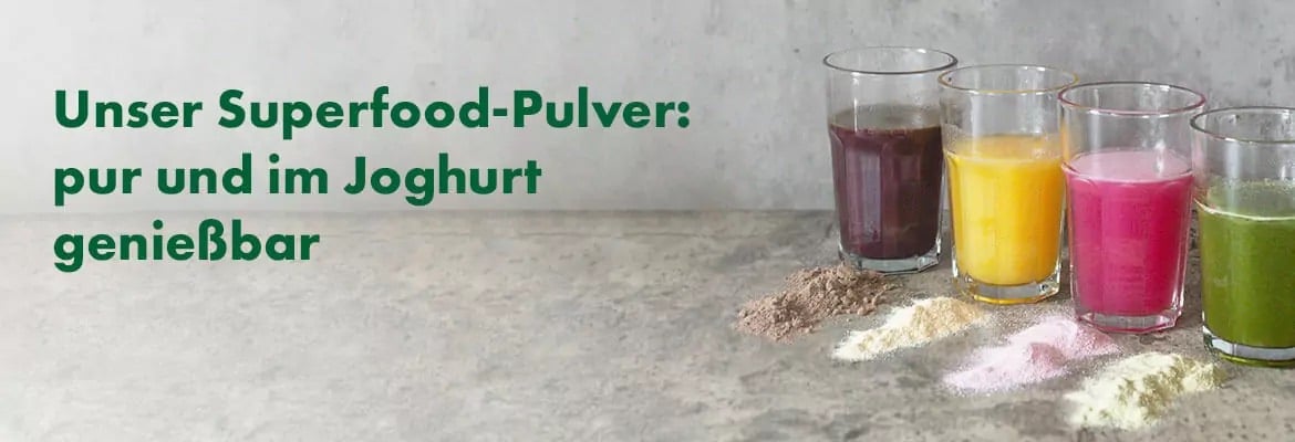 Superfood Pulver Drinks Natural Mojo Erfahrungen neue Produkte