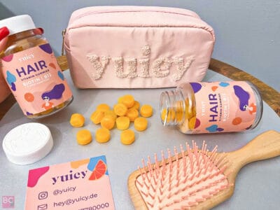 YUICY Hair Gummies 6 Monatskur gratis Haarbürste und gratis Beauty Bag
