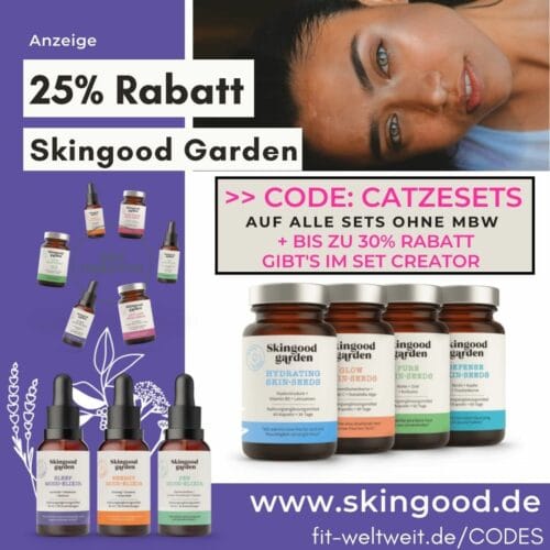 Skingood Garden CODE November 2021 25% Gutschein auf Set + 30% Set Rabatt = fast 50% Rabatt