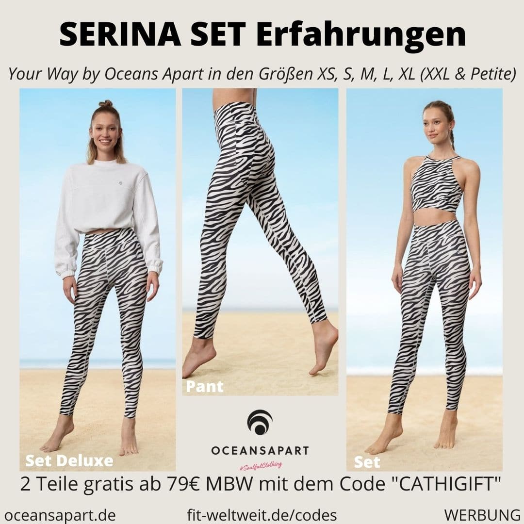 SERINA SET DELUXE BRA PANT cropped Sweater Oceans Apart Your Way Erfahrungen Größe Zebra