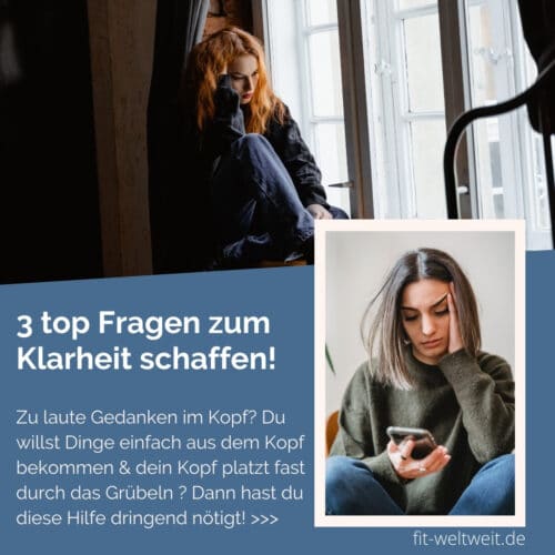 KLARHEIT SCHAFFEN Beziehung Beruf Leben Ziele und Gedanken Grübeln beenden