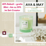 AVA & MAY CODE 60% RABATT + free Gift Rabatt Gutschein Sommer 2022 ava and may Duftkerzen Duftstäbchen Raumspray AVA & MAY CODE 60% RABATT + free Gift Rabatt Gutschein Sommer 2022 ava and may Duftkerzen Duftstäbchen Raumspray